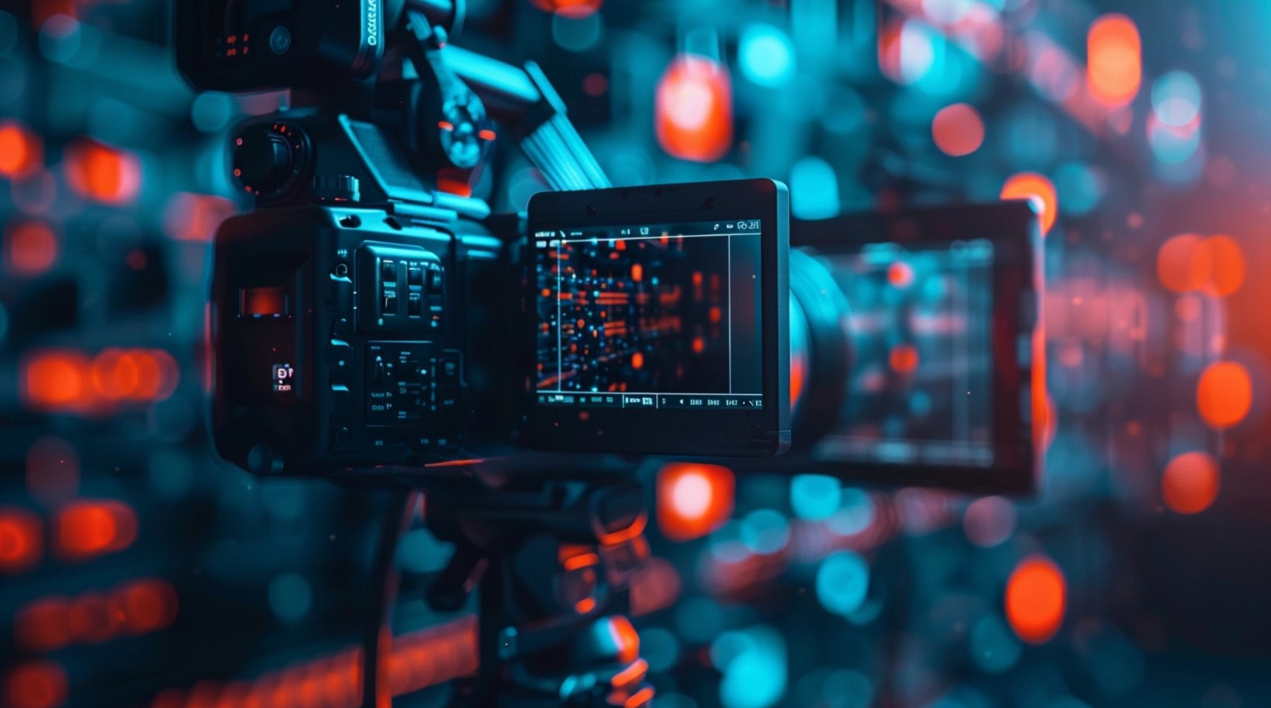 Caméra vidéo professionnelle avec analyse